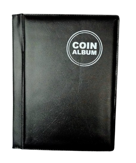 60 Pocket Coin Album for Coin Collection | 1 Pcs | Black – Atozshopi